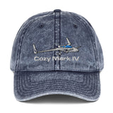 Rutan Cozy Mark Airplane Embroidered Vintage Cap (AIRILK3FQ-B1) - Personalized