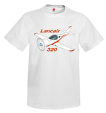 Lancair 320 Airplane T-Shirt - Personalized with Your N#