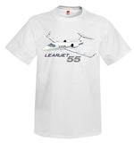 The Learjet 55 "Longhorn" Airplane T-Shirt - Personalized with Your N#