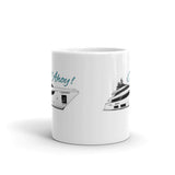 Ahoy! (BOATTHRSA) Boat Ceramic Mug - Personalized
