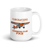 Cubcrafters Carbon Cub FX3 Airplane Custom Mug - Add your N#
