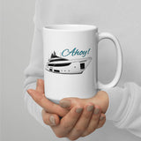 Ahoy! (BOATTHRSA) Boat Ceramic Mug - Personalized