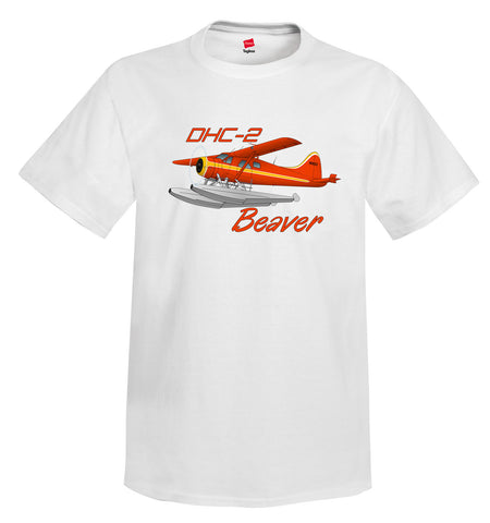 De Havilland DHC-2 Beaver Airplane T-Shirt - Personalized with Your N#