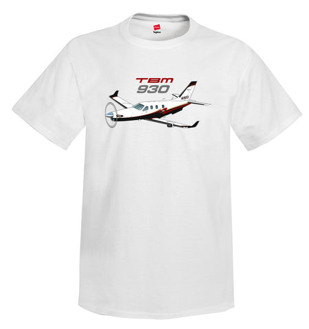 Socata TBM 930 Airplane T-Shirt - Personalized with Your N#